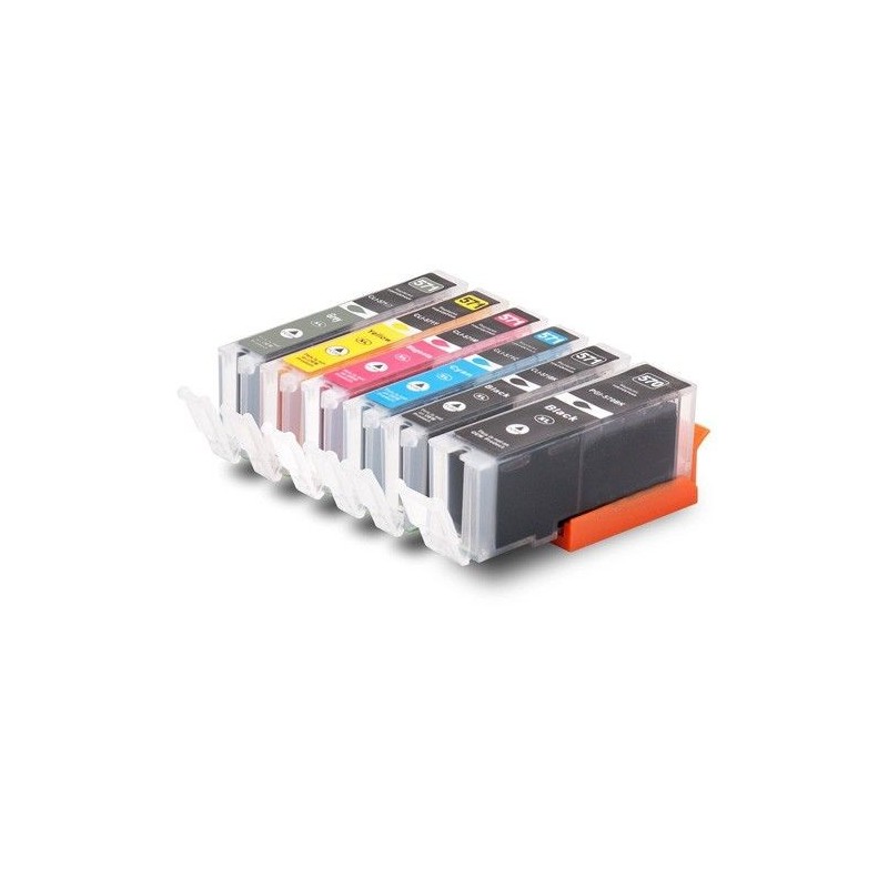 Canon PGI-570PGBK XL / CLI-571XL (2x zwart + 3x kleur + grijs)