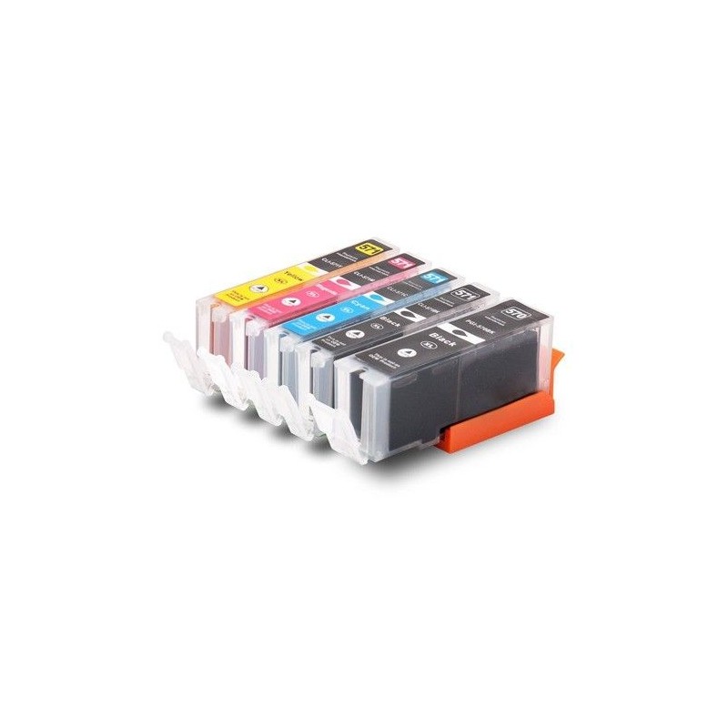 Canon PGI-570PGBK XL / CLI-571XL (2x zwart + 3x kleur)